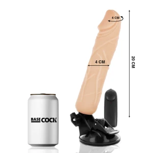BASECOCK - РЕАЛИСТИЧНЫЙ ВИБРАТОР С ДИСТАНЦИОННЫМ CONTROLМ 20 СМ